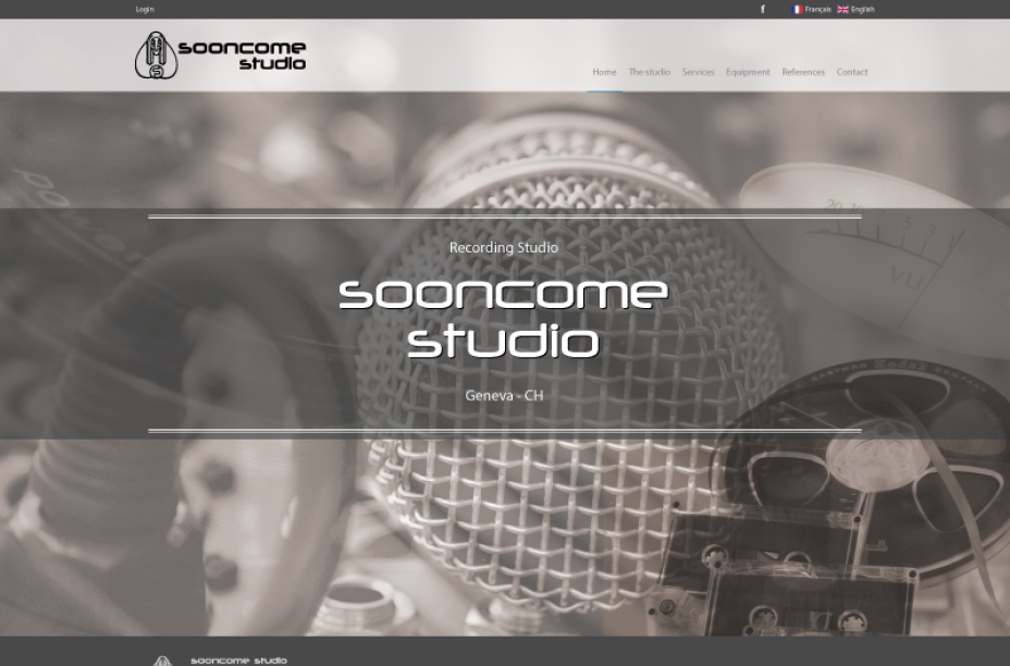 Sooncome studio Homepage
