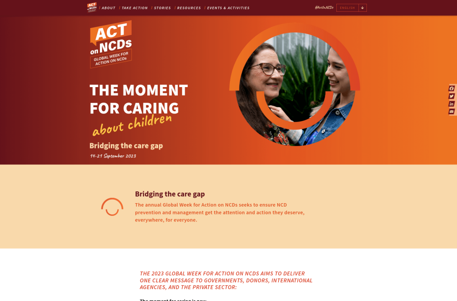 ActOnNCDs - Homepage 2023