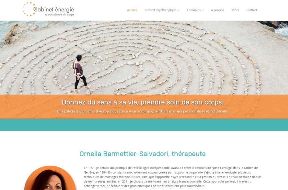 Page d'accueil Cabinet Énergie