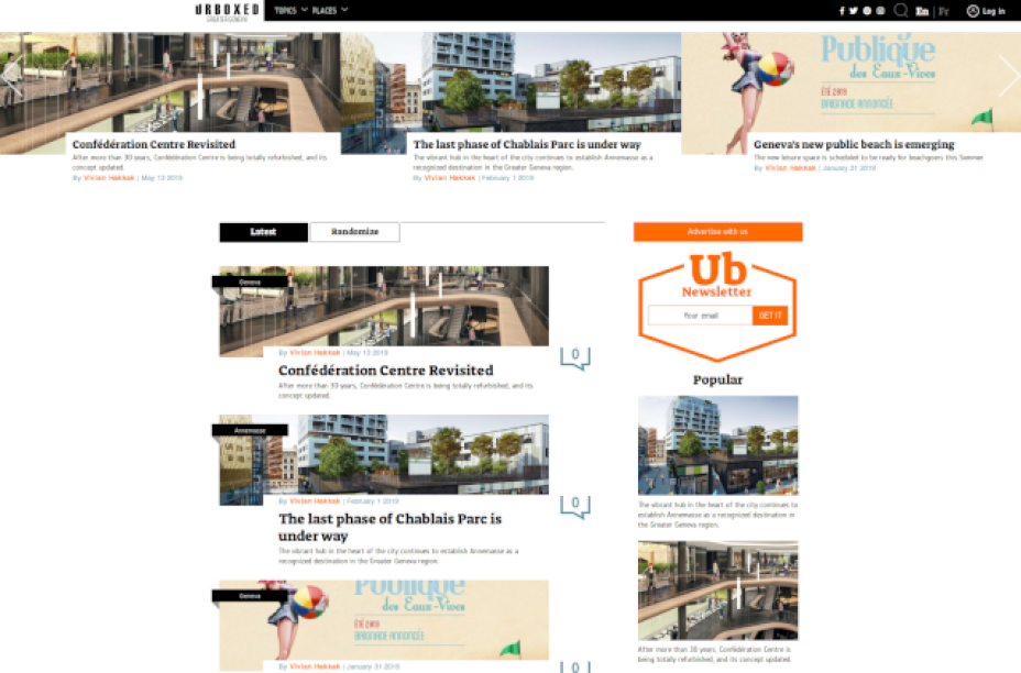 Urboxed Homepage